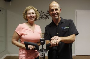 Parkinson's Cycling Master Instructors Kathy Helmuth and John Macgowan